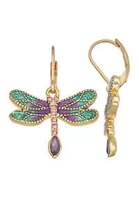 Dragonfly Drop Earrings