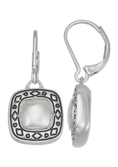 Small Lever Back Drop Earrings