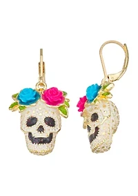 Day Of Dead Drop Earrings