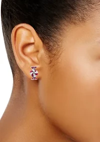  Holiday Trio Silver Tone Earring Set
