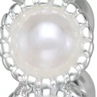 Silver Tone Stud Hoop Trio Earrings