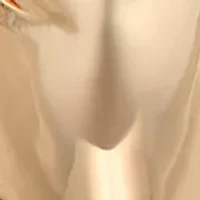  Ridge Oval Gold Tone Hoop Earrings