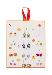 Women's 12 Days Of Fall Earrings Multipack 