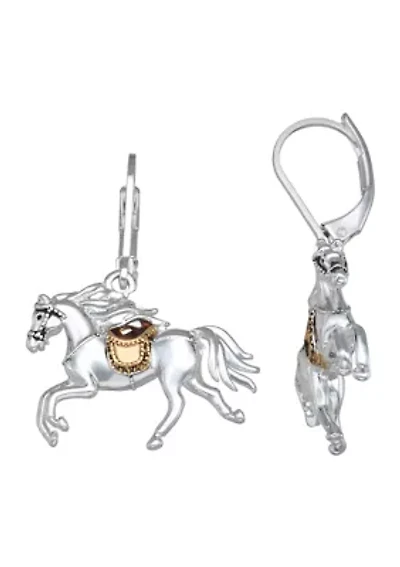 Horse Drop Earrings