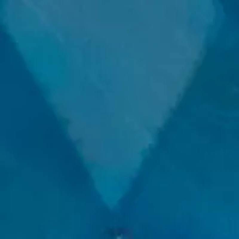 Blue Oval Drop Earrings