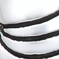 Silver Tone Huggie Earrings