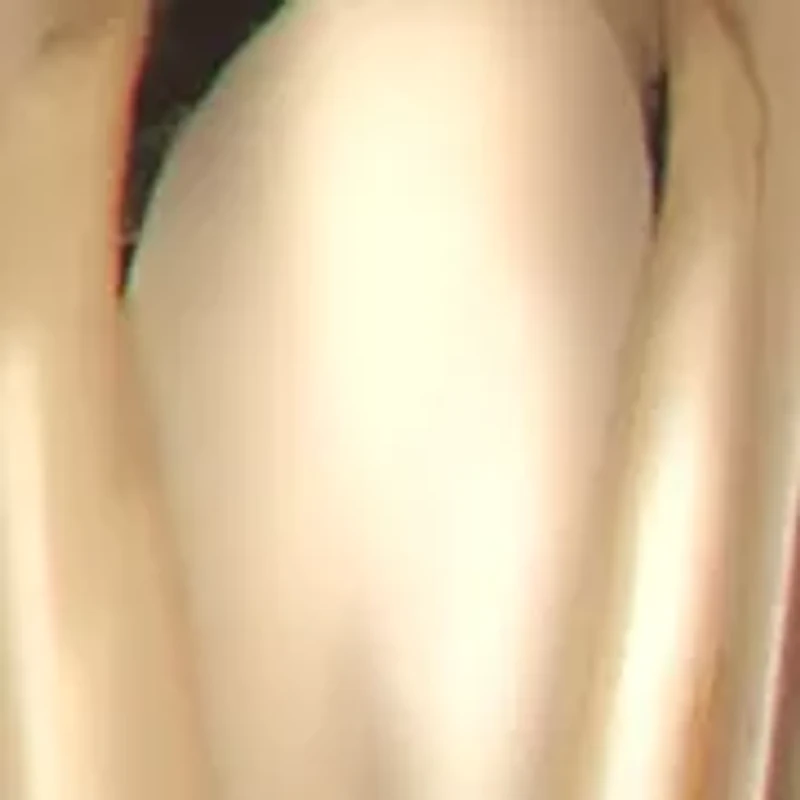 Gold-Tone Heart Huggie Earrings