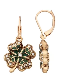  Lucky Shamrock Drop Earrings