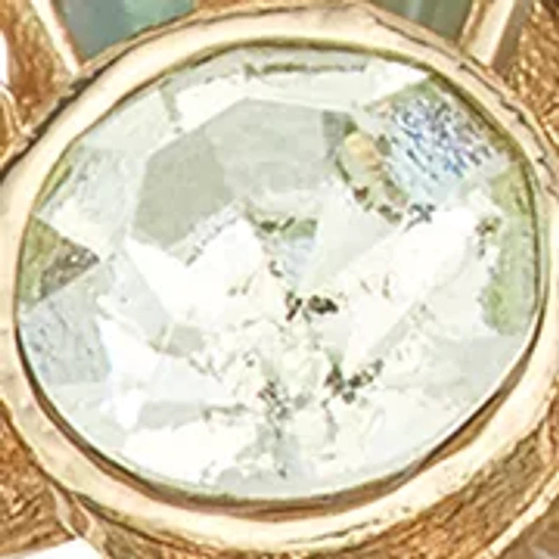 Silver Tone Pink Flower Key Drop Earrings