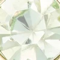 Flower Crystal Drop Earrings