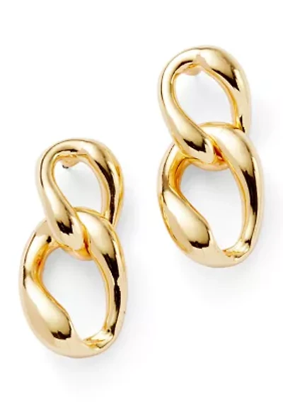  Linked Double Drop Earrings