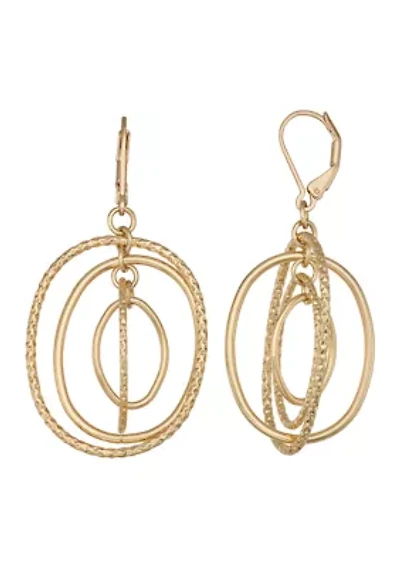 Golden Orbit Orbital Earrings