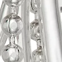  White Jellyfish Drop Earrings