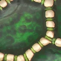  Green Turtle Double Drop Earrings