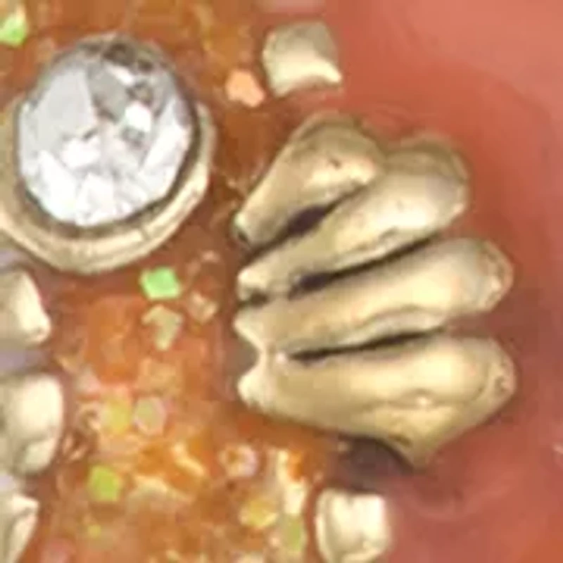  Coral Fish Double Drop Earrings