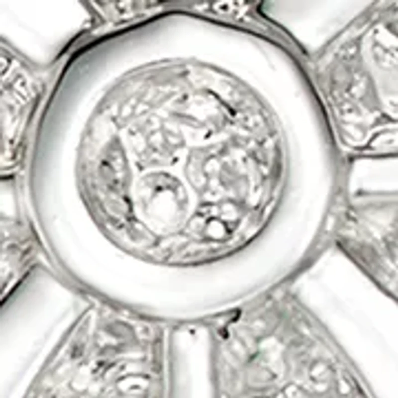  Open Pattern Oval Drop Earrings