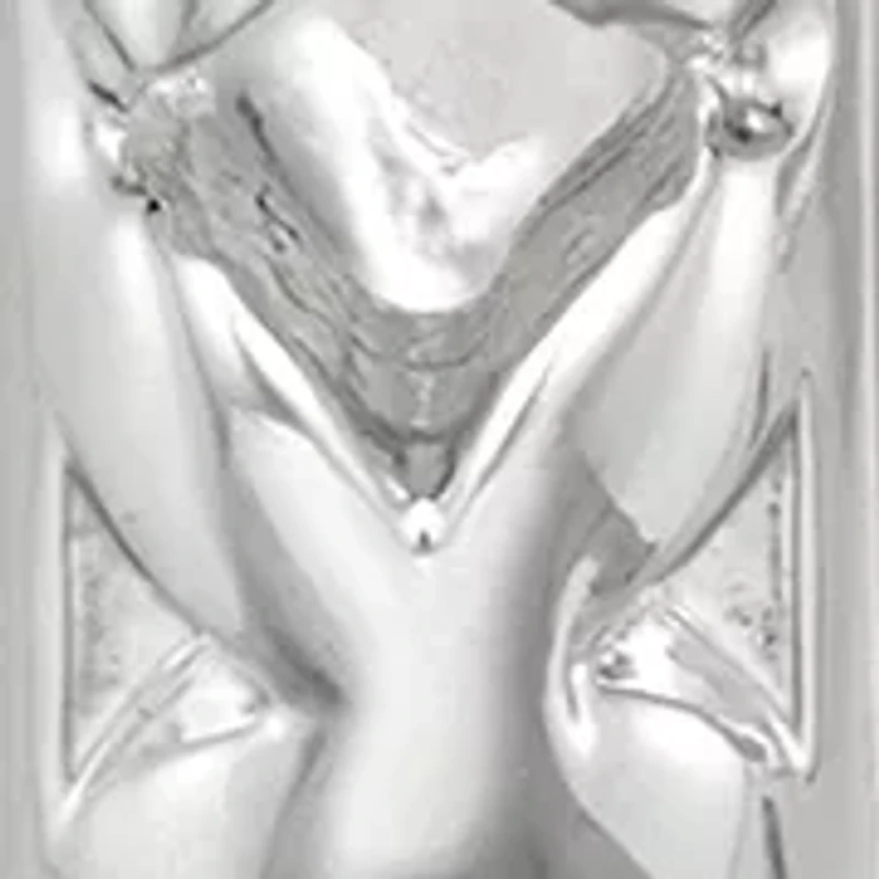  Petal Edge C Hoop Earrings