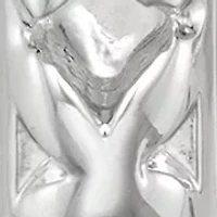  Petal Edge C Hoop Earrings