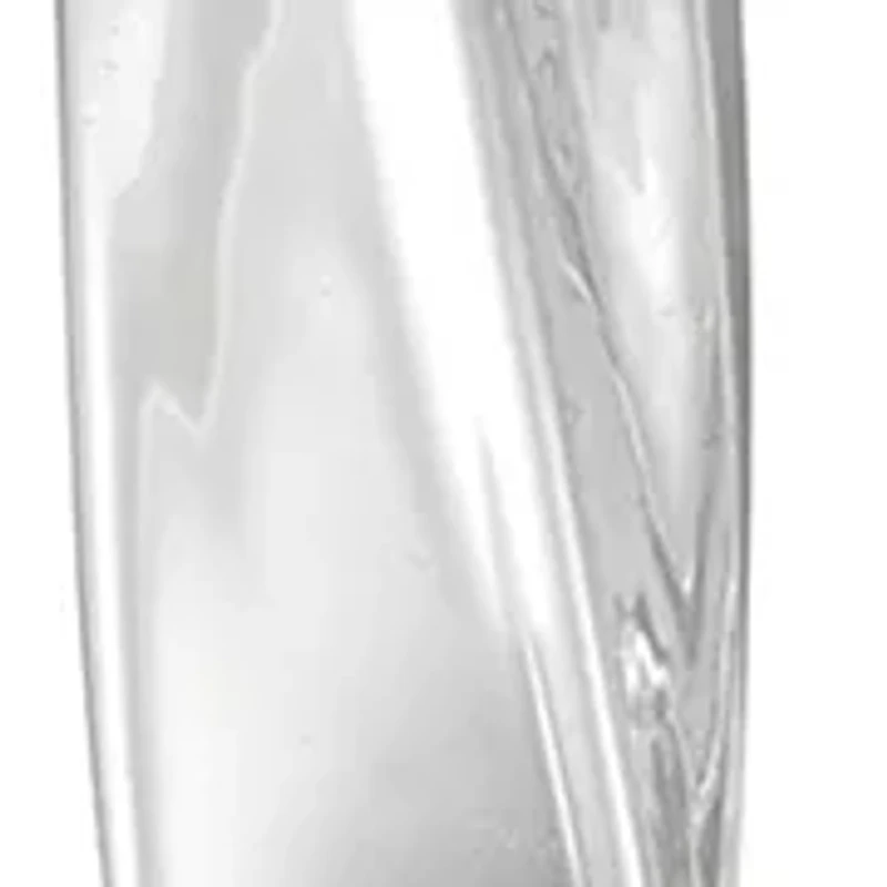 Twisted Silver Metal Hoop Earrings