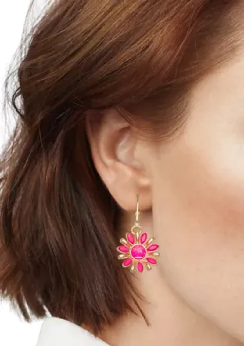 Florence Flower Drop Earrings