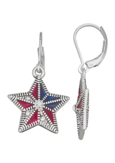 American Star Drop Earrings 