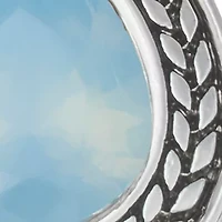 Stone Center Teardrop Earrings