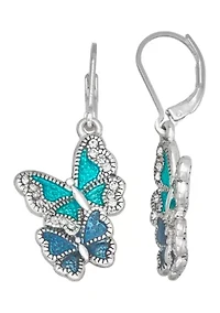 Butterfly Drop Earrings 