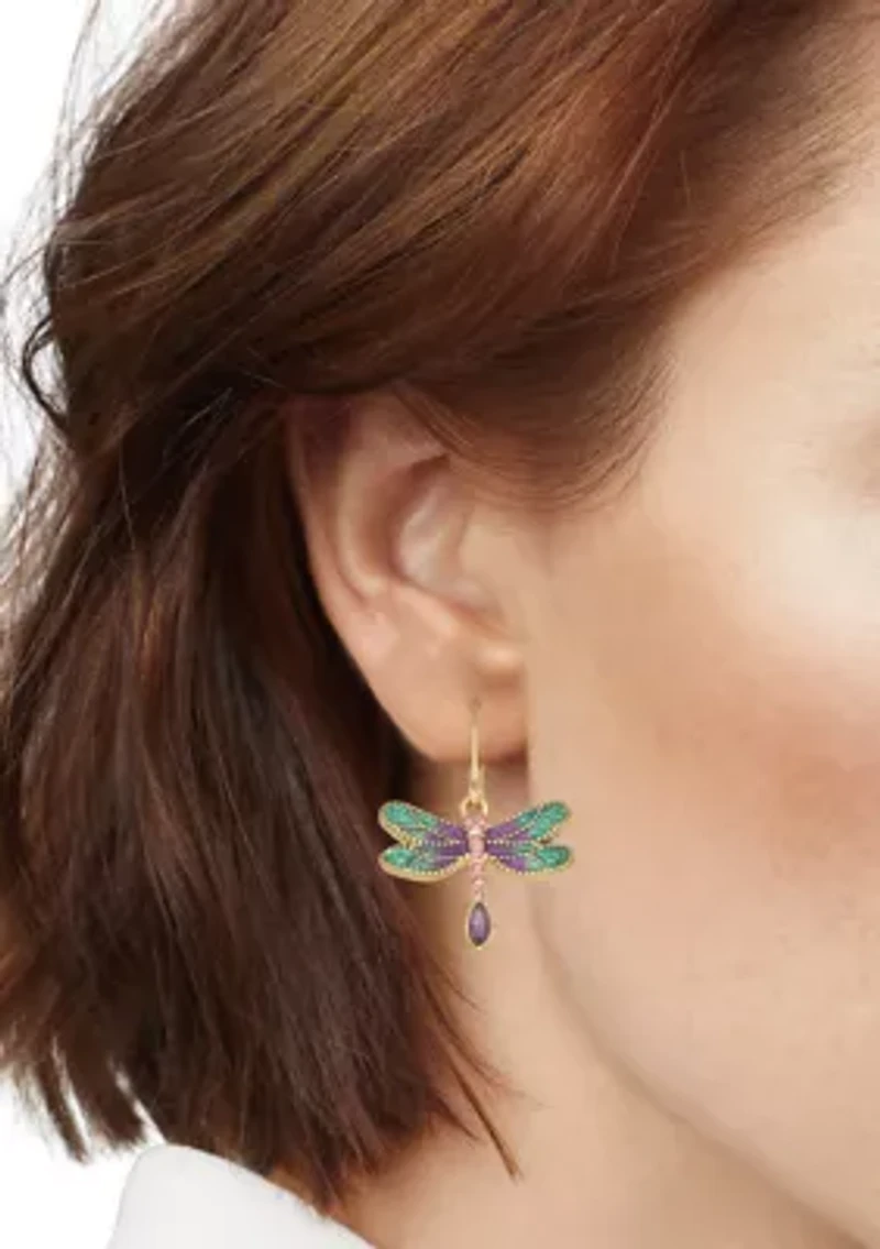 Dragonfly Drop Earrings                                                         
