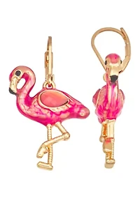 Flamingo Drop Earrings 