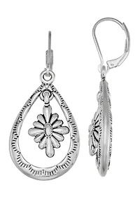 Orbital Flower Chandelier Earrings 