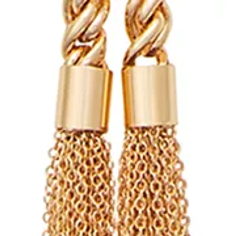 Golden State Fringe Y-Necklace