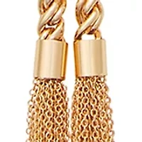 Golden State Fringe Y-Necklace