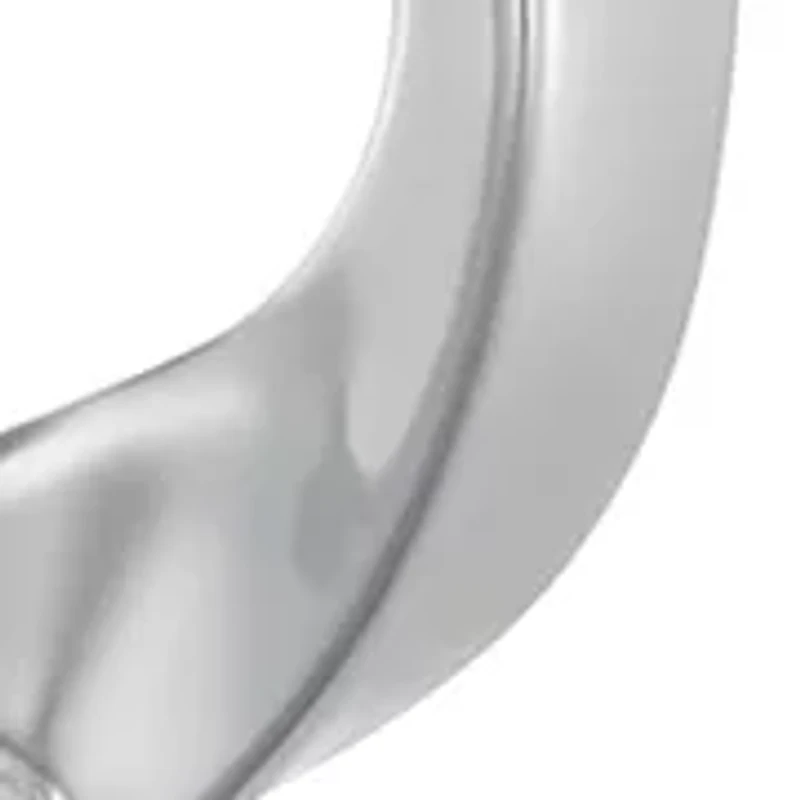 Silver Tone Ribbon Frontal Necklace