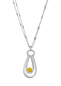 Links Long Pendant Necklace