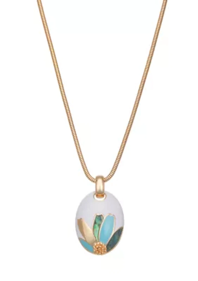 Spring Blooms Pendant Necklace