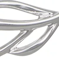 Silver Tone Leaves Collar Necklace