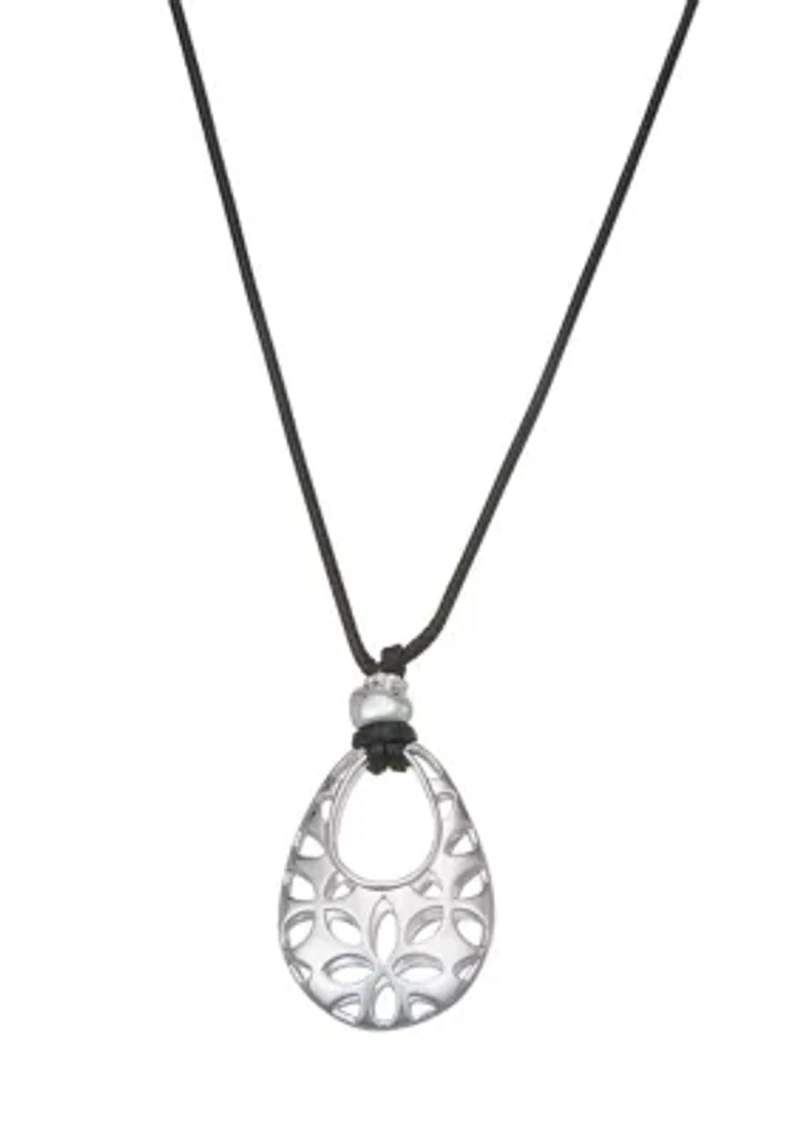 Silver in Style Pendant Necklace