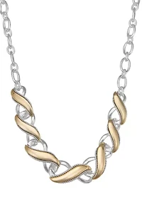 Two Tone Frontal Necklace