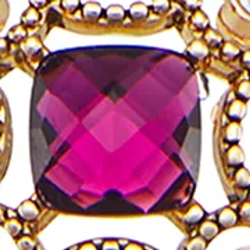 Tea Time Gold Tone Frontal Necklace