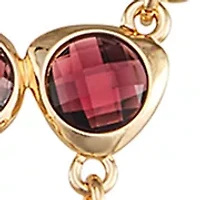 Multi Golden Tonals Y Necklace