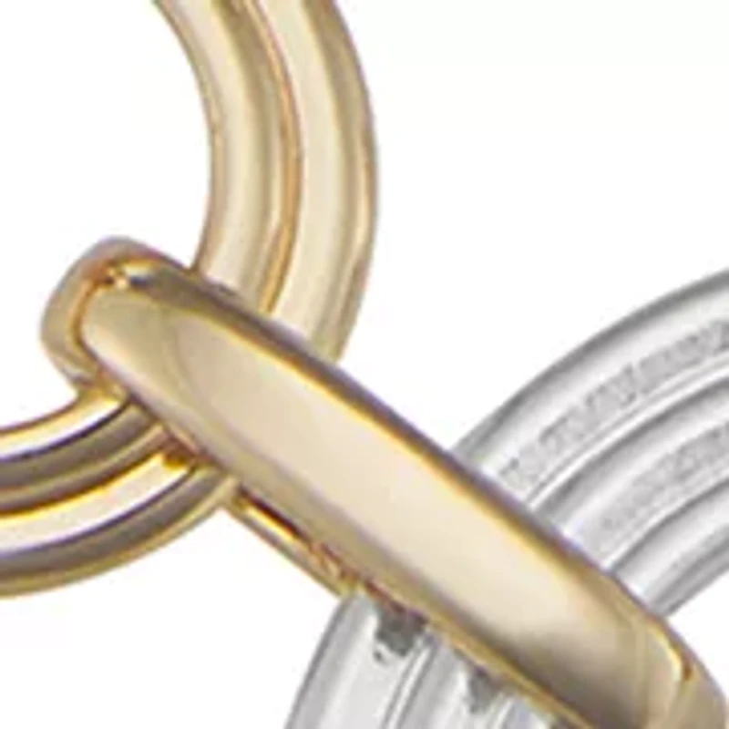 Two Tone Mixed Piece Collar Necklace