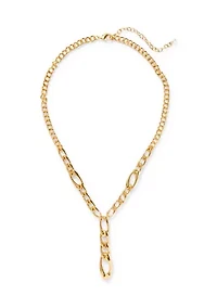 Chain Linked Y Necklace