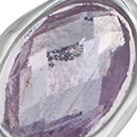 Silver Tone Ocean Abalone Collar Necklace