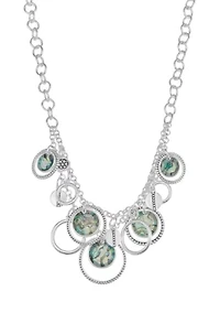 Multi Disc Statement Frontal Necklace