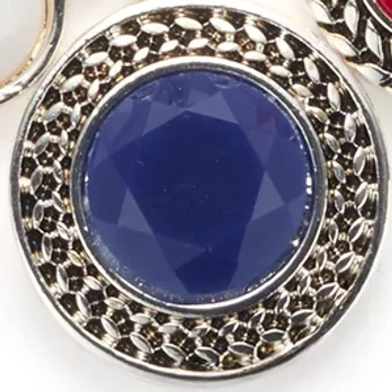 Red White Blue Pendant Necklace