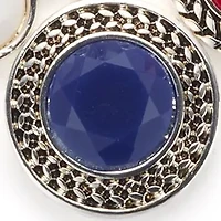 Red White Blue Pendant Necklace