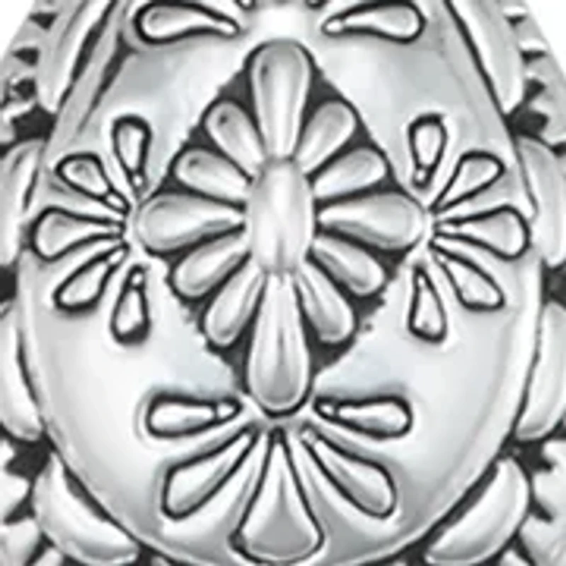 Double Pendant Silver Tone Necklace