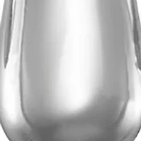 Silver Tone Frontal Drop Necklace and Earrings Set