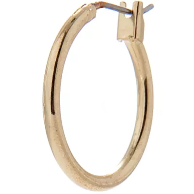 Set of Three Gold-Tone Hoop Earrings