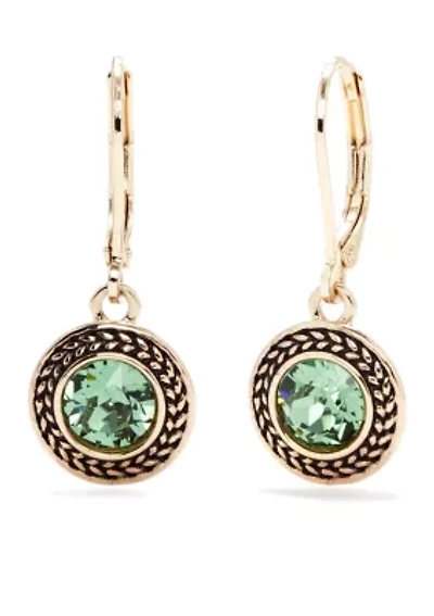 Lever Back Drop Earrings